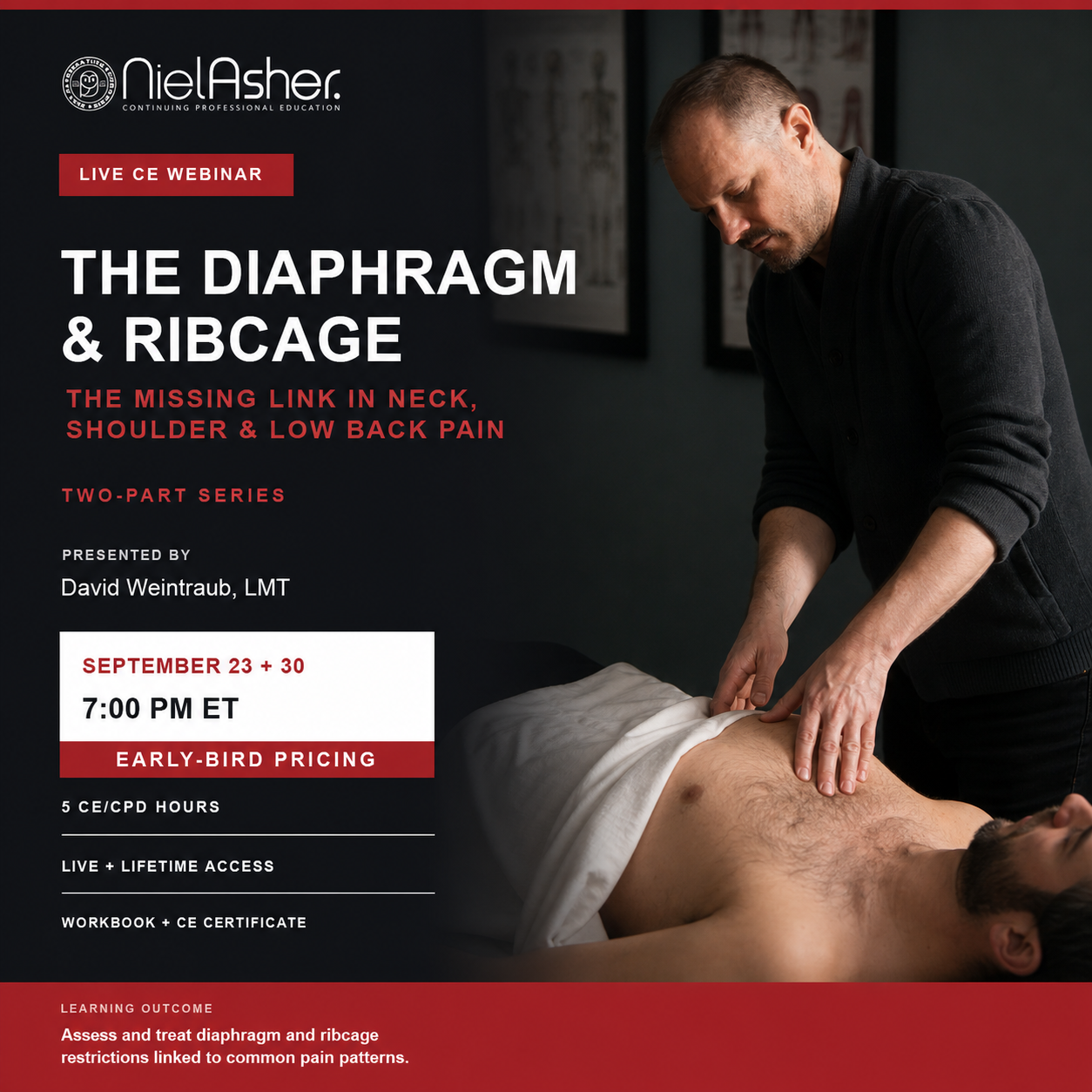 The Diaphragm and Rib Cage: The Missing Link in Treating Neck, Shoulder, and Low Back Pain