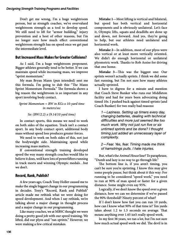 Designing Strength Training Programs and Facilities