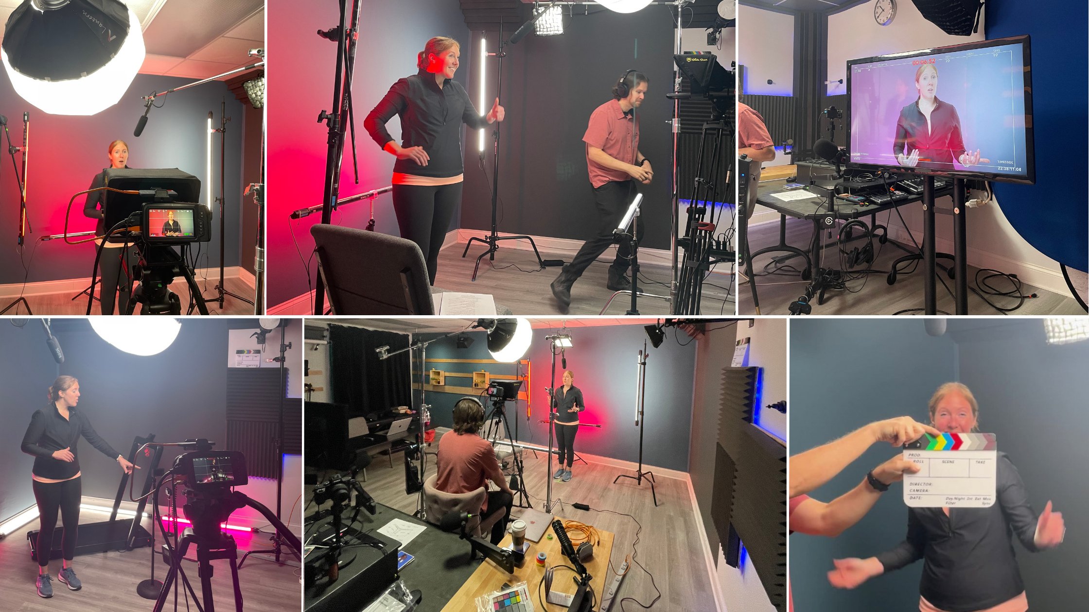 Behind the scenes filming courses at NAT Global Campus Studios North Carolina