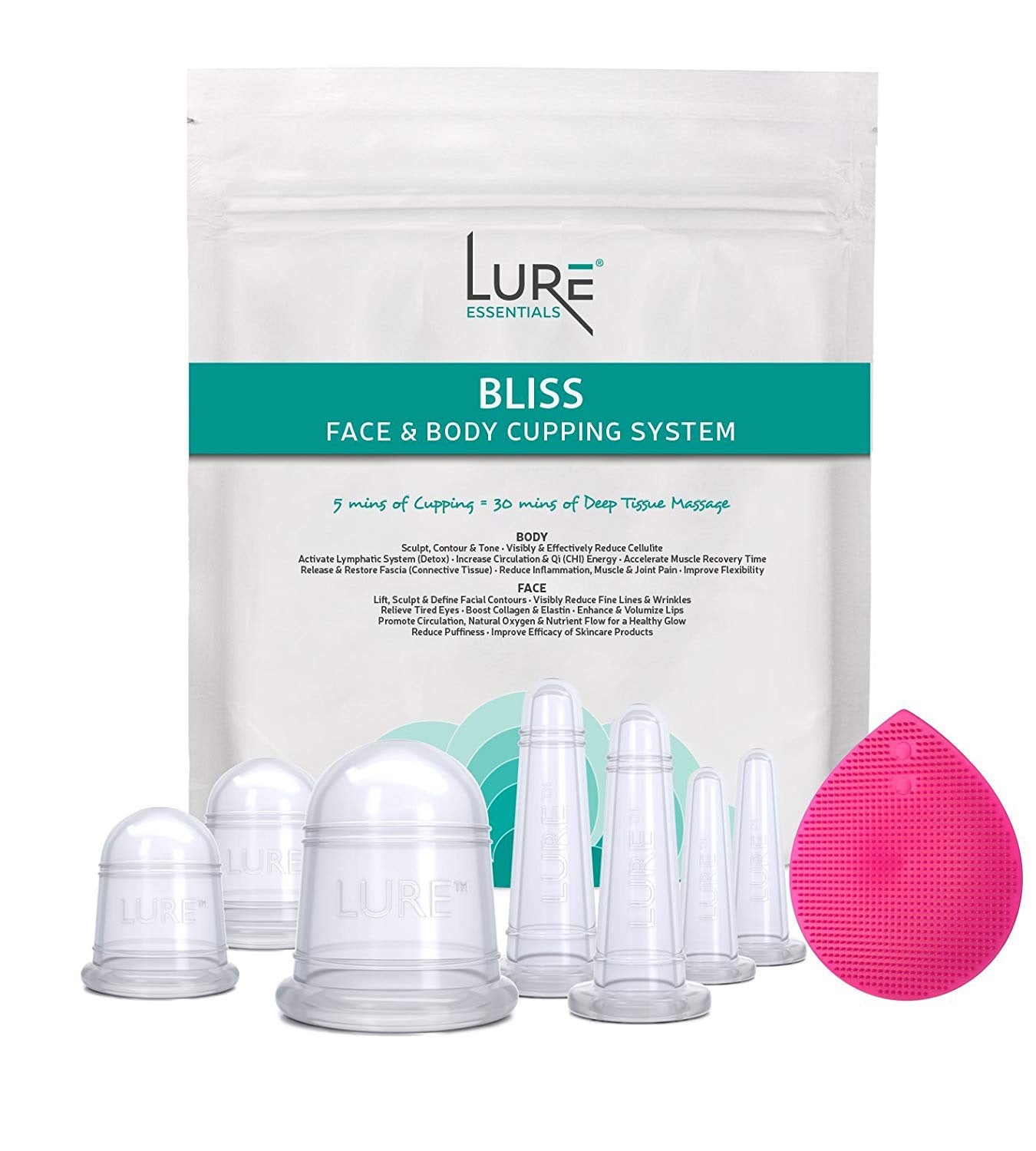BLISS Cupping Set For Face and Body (7 Cups)