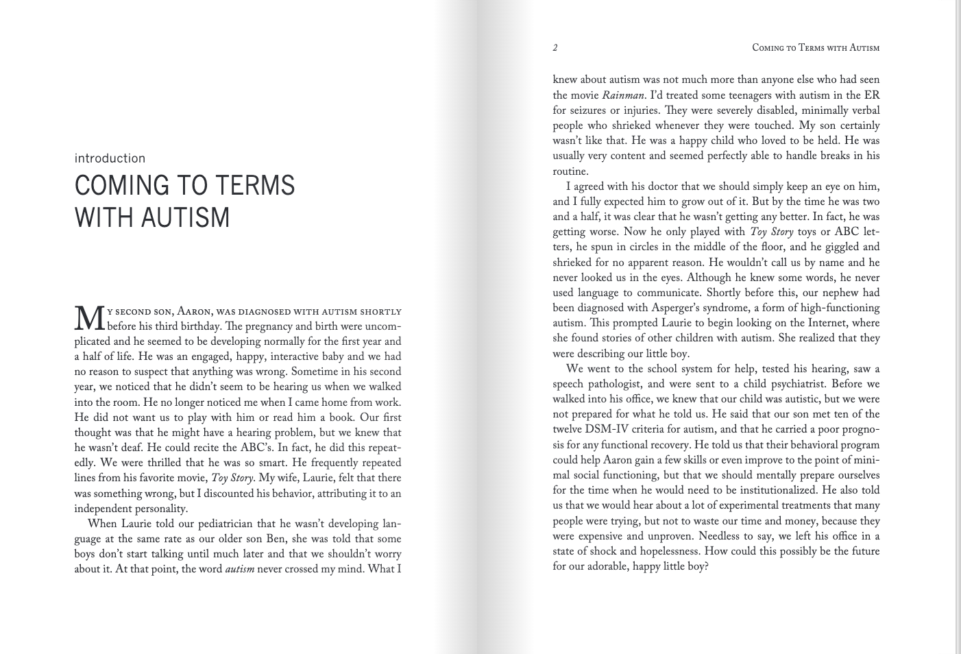 Changing the Course of Autism