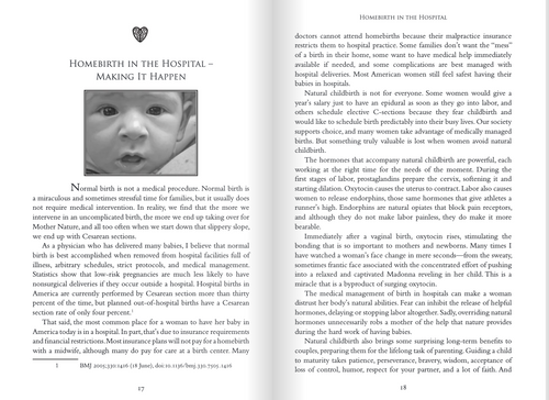 Homebirth in the Hospital - Niel Asher Education