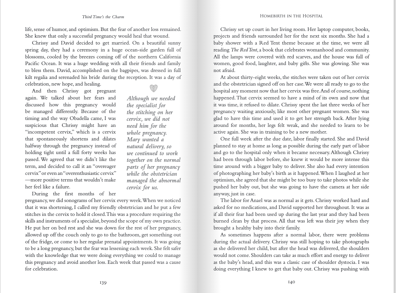 Homebirth in the Hospital