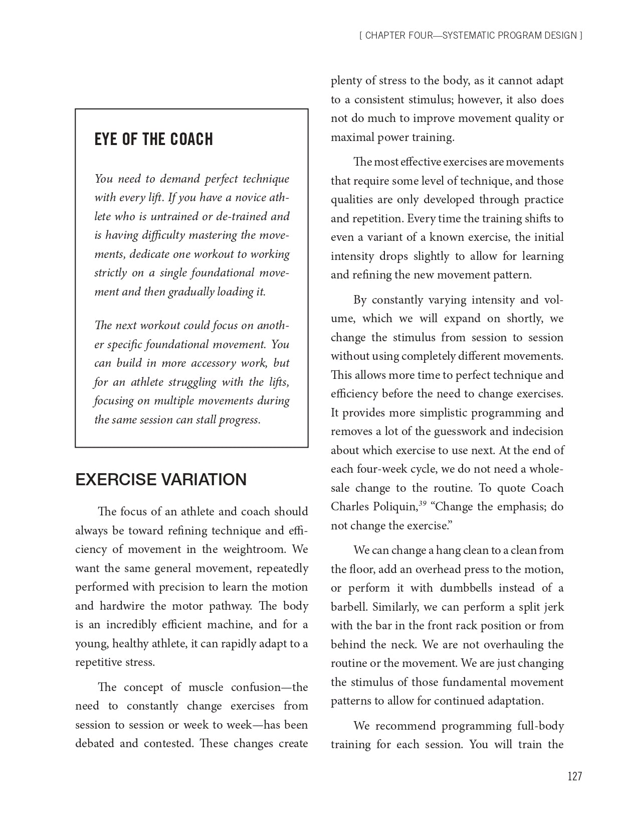 The System: Soviet Periodization Adapted for the American Strength Coach