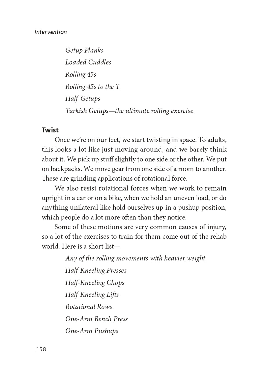 Intervention: Course Corrections for the Athlete and Trainer