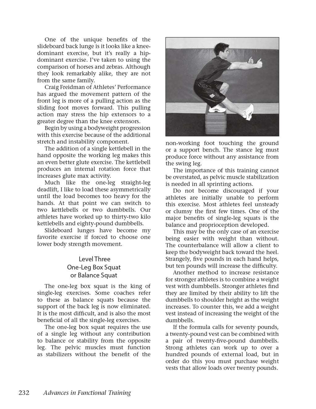 Advances in Functional Training